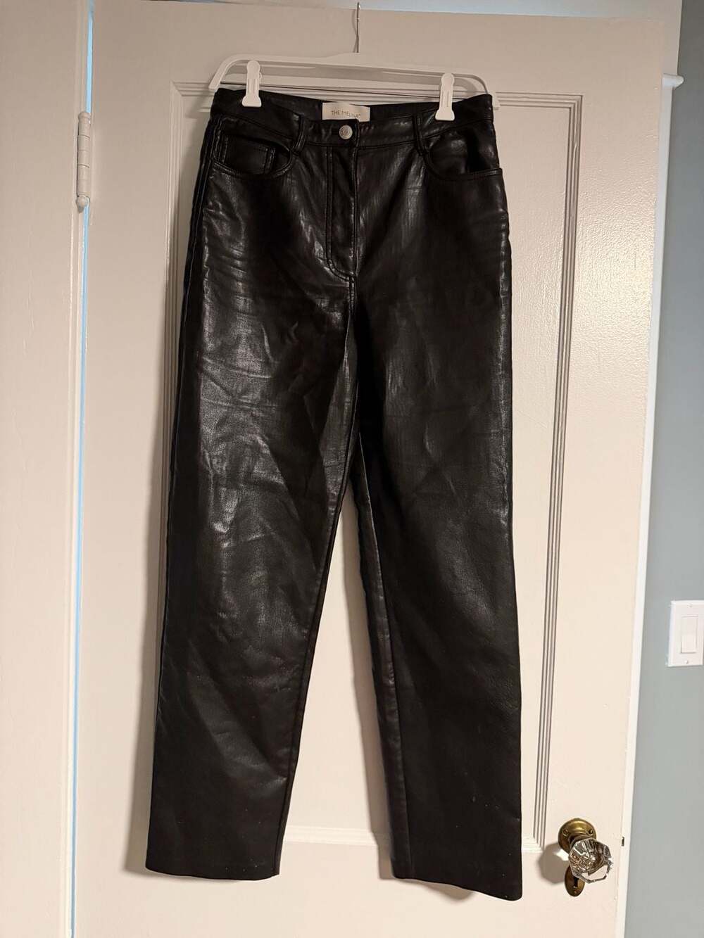 Wilfred The Melina Pant Size 4 Black Vegan Leather
